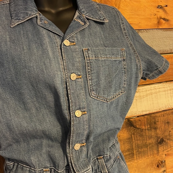 NWT Levi’s jean Denim Short Romper - Picture 5 of 10